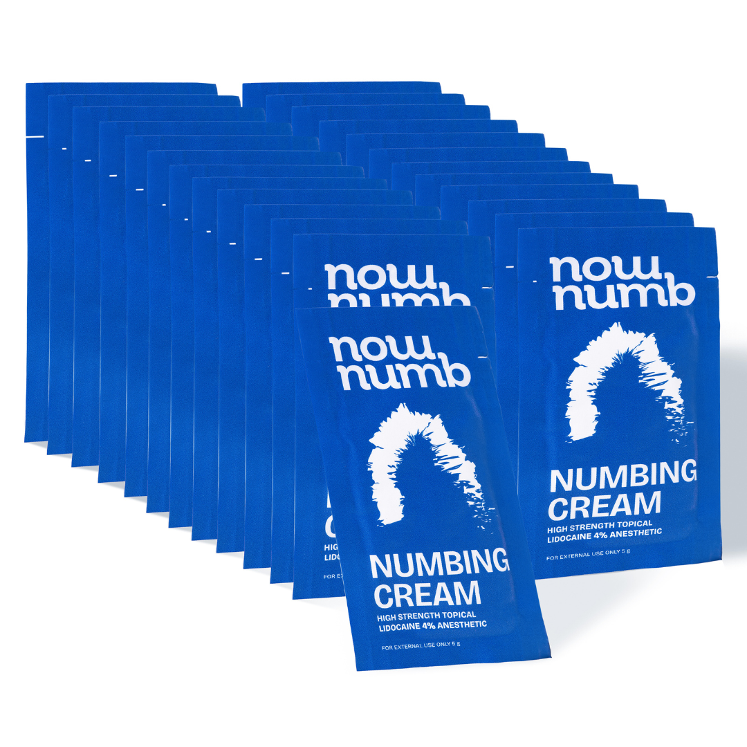 now numb® high strength numbing sachet 25x